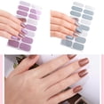 thumbnail image 2 of 16Pieces Semi Cure Nail Strips, Nail Sticker Long Lasting Nail Wraps, 2 of 11