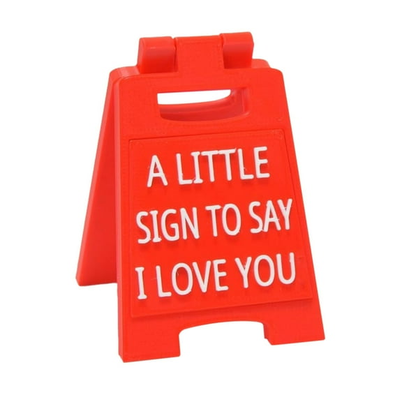 A LITTLE SIGN TO SAY I LOVE YOU:Valentines Day Gifts - Romantic I Love You Sign - Fun Boyfriend Valentine Day Gift - Cute Birthday, Christmas, Wedding Gift for Girlfriend, Wife, Fiancee