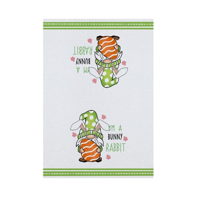 Easter Kitchen Towels Set of 1, 23.6x14.5 Inch Absorbent and Quick Drying Dish Towels, Soft Polyester Tea Towels for Cooking, Baking, Holiday Decor and Hand Drying