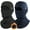 Black+Navy, variant on Winter Balaclava Ski Mask for Men Women Windproof Thermal Face Mask Cold Weather Scarf for  Cold Weather Gear, Black Cycling Skiing Climbing