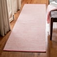 thumbnail image 2 of SAFAVIEH Montauk Bernadine Solid Braided Cotton Runner Rug, Pink/Fuchsia, 2'3" x 8', 2 of 8