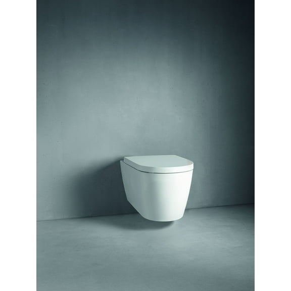 Duravit 0020090000 ME by Starck Elongated Closed Front Toilet Seat with Cover,White