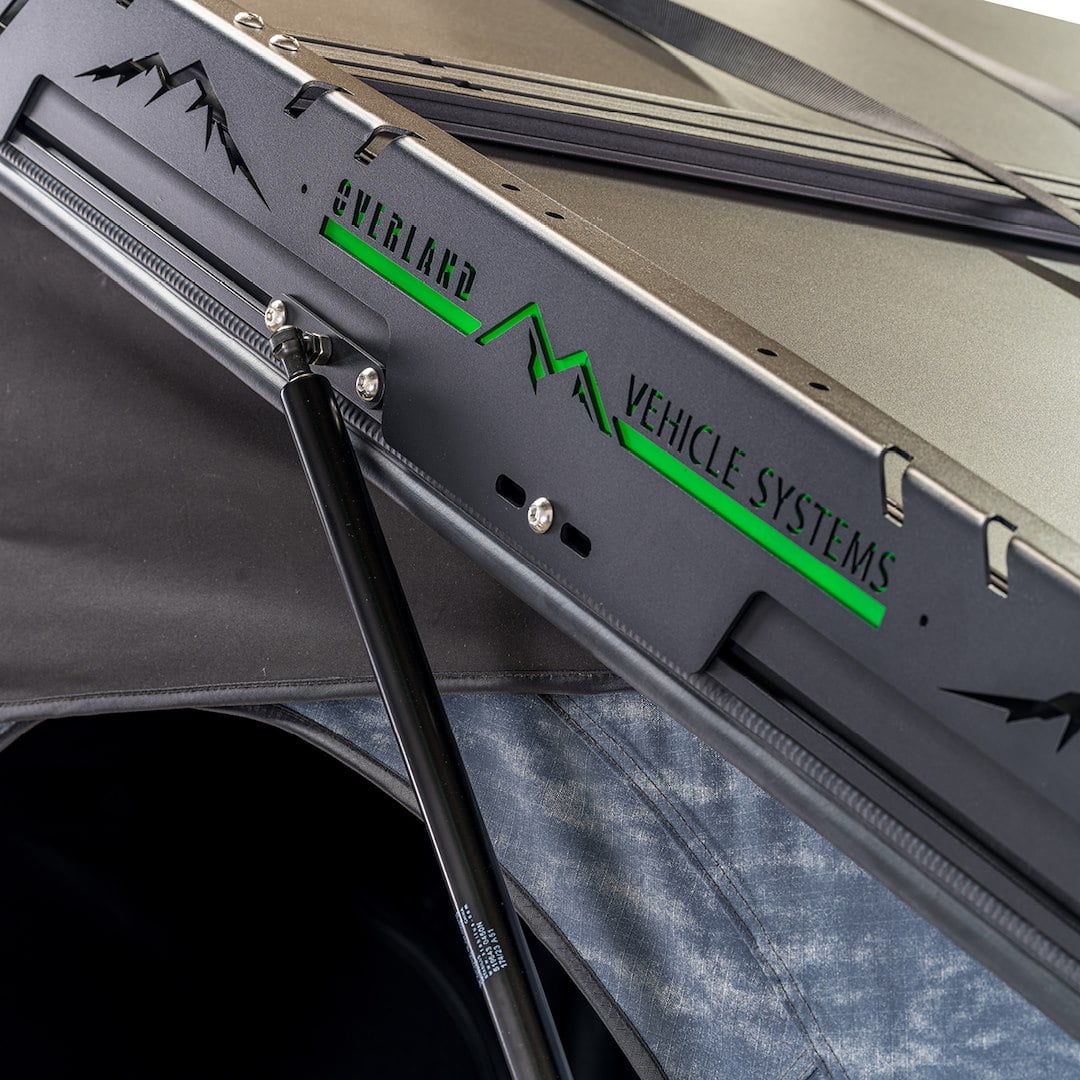 XD Lhotse - Clamshell Aluminum Roof Top Tent, 2 Person, Grey Body & Black Rainfly