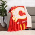 thumbnail image 4 of NHL Calgary Flames Plush Blanket, (50" x 60"), 4 of 5