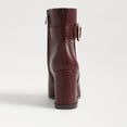 thumbnail image 5 of Sam Edelman Women's Weslie Buckle Wedge Boot Burgundy Leather 11M, 5 of 7