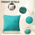 thumbnail image 6 of AUQ 4Pcs Decorative Pillow Covers Seamless Finish Pillow Covers 16X16 Anti-Fuzzing Pillow Covers Style3, 6 of 7