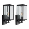 thumbnail image 5 of SAFAVIEH Rinnah 2-Light A19 Bronze Steel Wall Sconce with Black Shade, Set of 2, 5 of 8