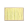 thumbnail image 1 of Lemons Wall Art with Frame, Ogee Inspired Lemon Motifs Horizontal Monochrome Rhythmic Print in Summer Tones, Printed Fabric Poster for Bathroom Living Room, 35" x 23", Mustard White, by Ambesonne, 1 of 2