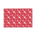 thumbnail image 2 of Rocae Hello Summer Flamingo Printed Heat Resistant Place Mats,Classic Hemstitch Cloth Fabric Placemats Imitation Linen Place Mat Table Mats 18x12 inch, 2 of 9