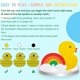 thumbnail image 2 of Juguete sensorial Push Bubble Pop Fidget HUOGUO Duck+Cloud, 2 unidades, 2 of 5