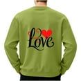 thumbnail image 4 of Tauxra Mens Printed Long Sleeve Sweatshirt, Casual Round Neck Top for Outdoor and Everyday Wear, Polyester Blouse, 4 of 5