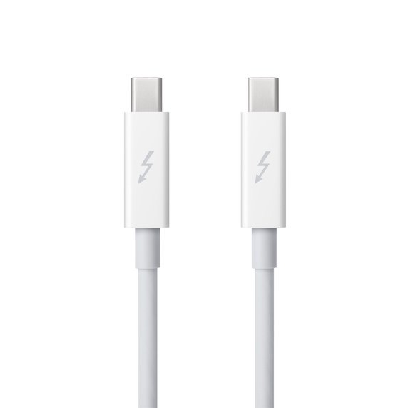 Cable Apple Thunderbolt Macho a Macho Blanco 2 mts. MD861BE/A