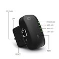 thumbnail image 2 of Ordmjysro Mini Répéteur WiFi 300 Mbps 2,4 GHz Prolongateur de Portée Sans Fil Prise US, 2 of 9