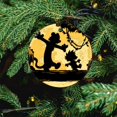 thumbnail image 4 of Calvin And Hobbes Circular Ceramic Pendants Christmas Tree Decorations Hanging Ornaments Xmas Round Ornaments 4 Pcs, 4 of 8