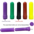 thumbnail image 3 of 10PCS Plastic Blank Aromatherapy Inhaler Tubes Empty Nasal Aroma Diffuser Tubes Essential Oil Accessories with Unscented Wicks for Essential Oils (10 Color), 3 of 7