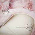thumbnail image 5 of iLieber Faux Rabbit Soft Fluffy Fur 2x8 Pink Area Rug,Washable Rugs Bedside Rug Plush Rug Nursery Rug for Living Room Bedroom Teen Room, 5 of 6