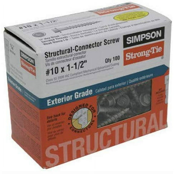 Simada Seisakuzyo Simpson Structural Screws SD10112R100 No.10