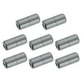 thumbnail image 1 of Candado de cordones de aluminio de 8 paquetes, sin atar, tornillo de cordón, gris, 1 of 6