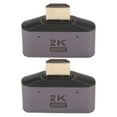 thumbnail image 2 of Interfaz multimedia HD 1 a 2 adaptador macho a doble hembra 2K 60Hz divisor de vídeo con luz indicadora 2 piezas, 2 of 8