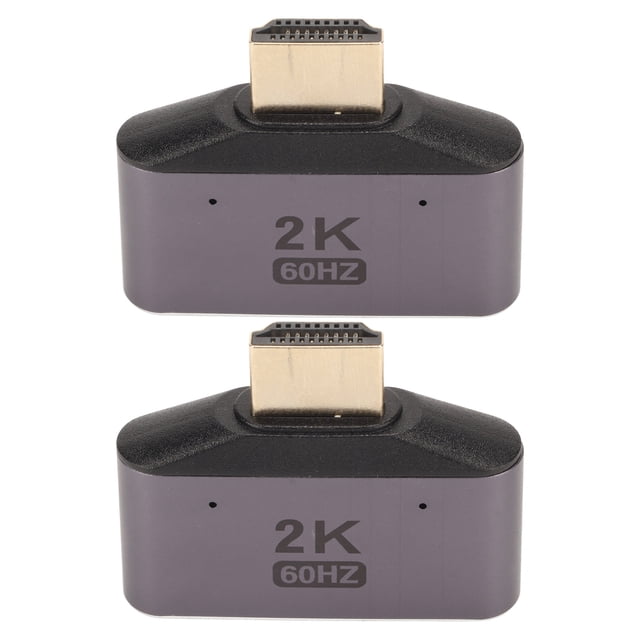 Divisor De Vídeo De 1 A 2, Interfaz Multimedia HD Adaptador Macho A Hembra 2K 60Hz Diseño De Luz Indicadora Portátil Señal Estable Para HDTV Para Proyector
