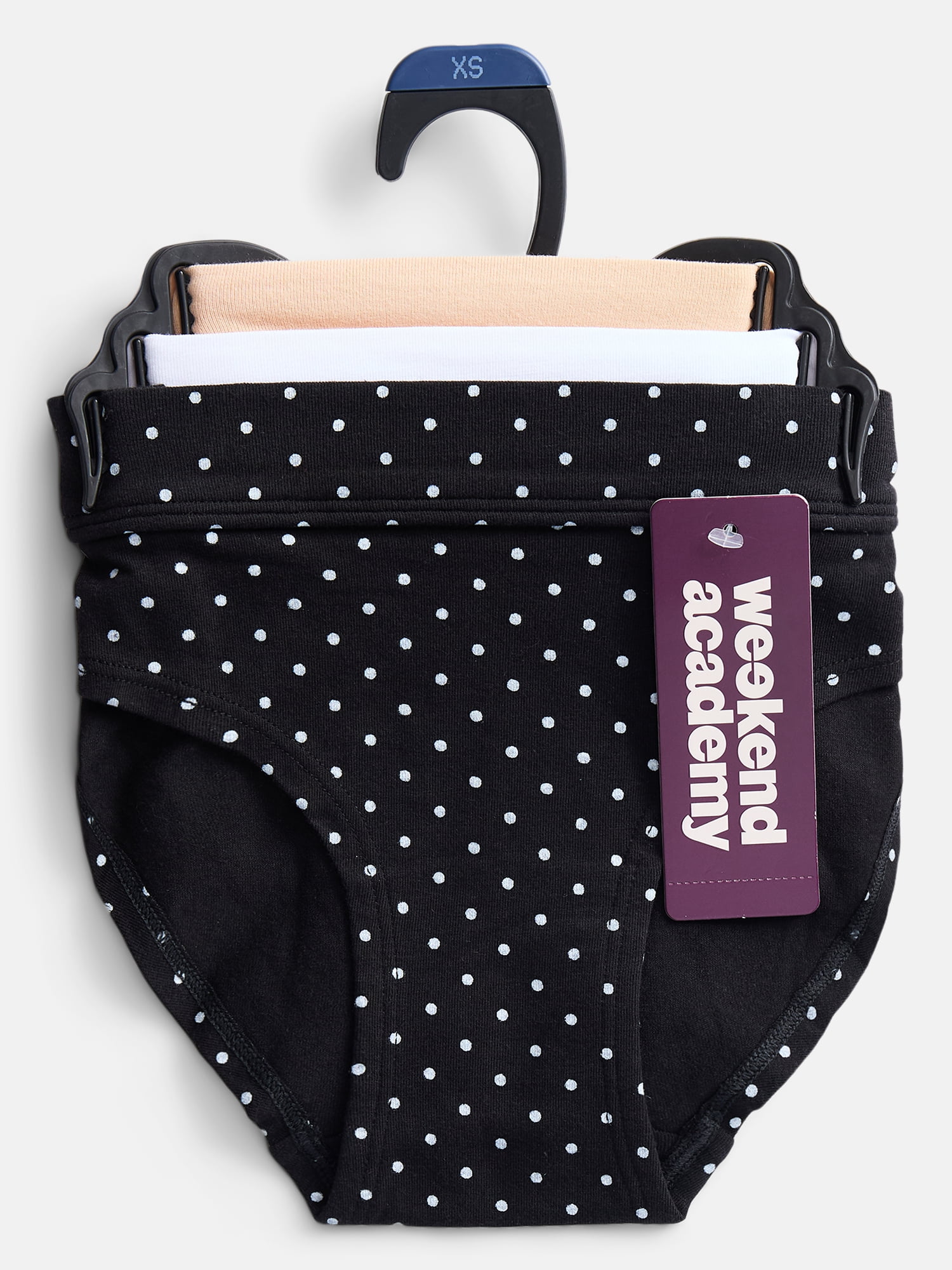 Weekend Academy Girls 3Pk Brief, Sizes XS to XXL