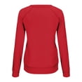 thumbnail image 5 of Raeneomay Long Sleeve Shirts for Women Casual Winter Halloween Hoodless Round-Neck Loose Printed SweatShirts, 5 of 5