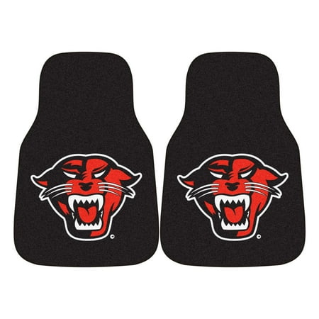 Green Car Mat - Fanmats Davenport 2Pc Carpeted Car Mats FMT-18442