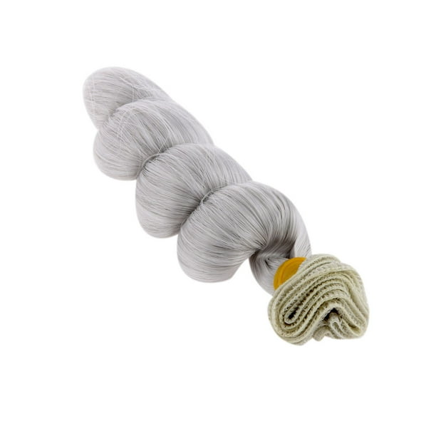 Peluca de muñeca de 15 cm peluca de cabello ondulado pieza de cabello para 1/3 1/4 1/6 muñecas Baoblaze Peluca de muñeca