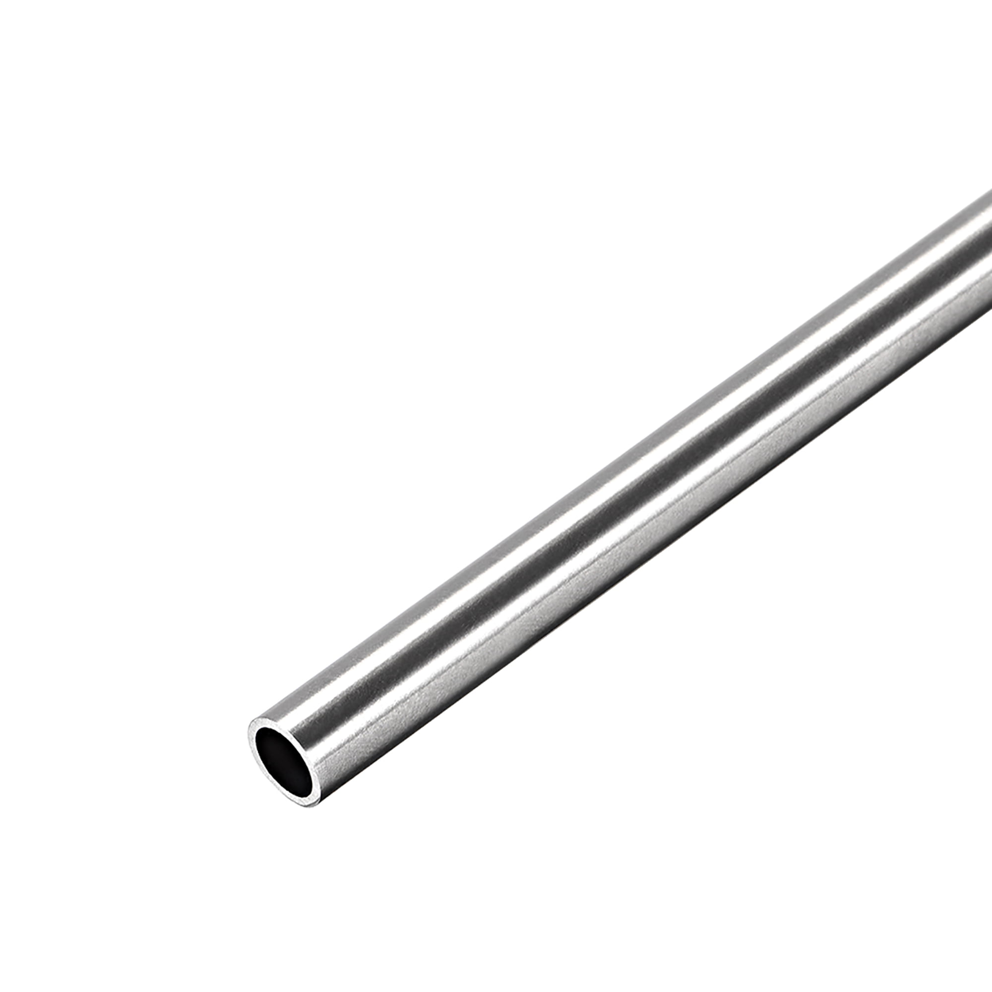 304 Stainless Steel Round Tubing 10mm OD 0.4mm Wall Thickness 250mm Length 4 Pcs