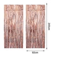 thumbnail image 4 of Paquete de 4 decoración de pared de fondo de cortina de seda de lluvia para boda, 4 of 5
