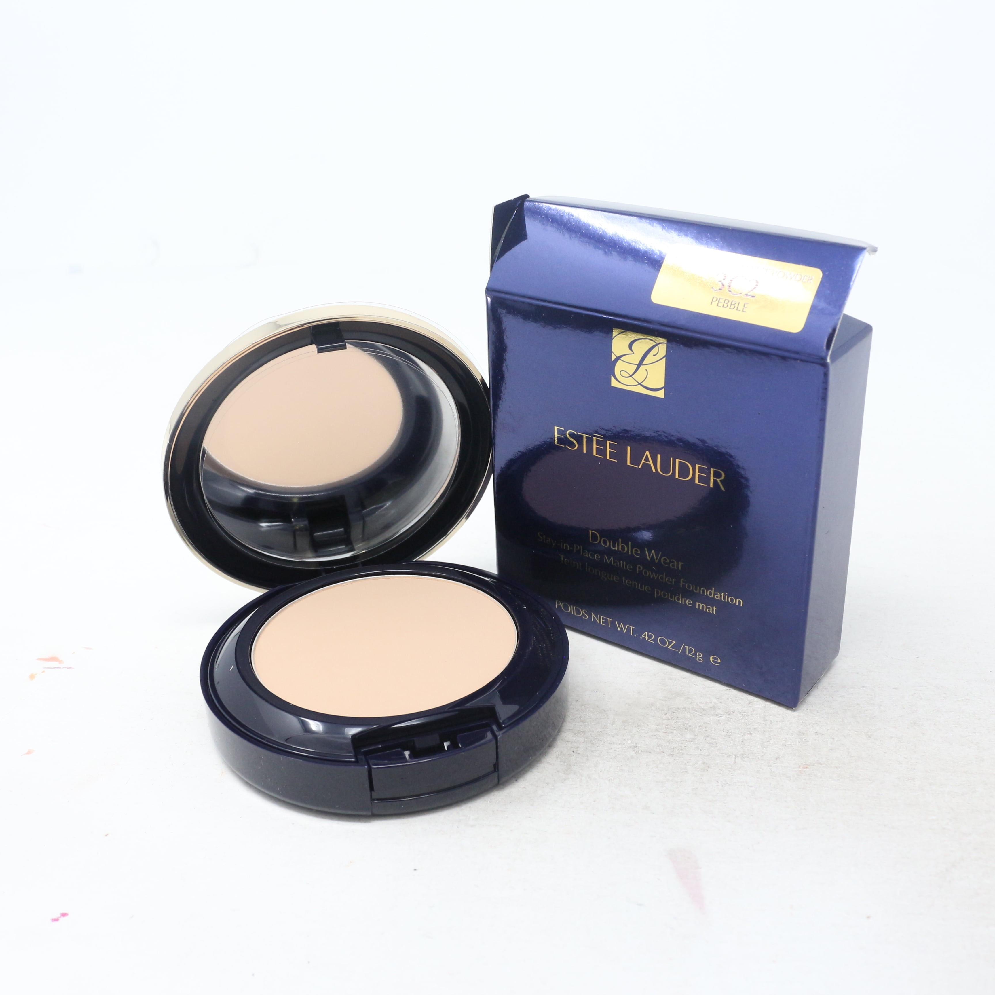 Estee Lauder Double Wear Stay-in-Place Matte Powder Foundation SPF10, 1N2 Ecru, 0.42 oz