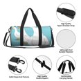 thumbnail image 4 of Balery Three White Geese Bolsa de Gimnasio para Mujeres y Hombres, Bolsa de Viaje Impermeable, Bolsa de Fin de Semana con Compartimento para Zapatos y Bolsillo Húmedo, 4 of 6