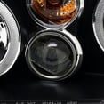 thumbnail image 5 of Spec-D Tuning Glossy Black Smoke Projector Headlights + LED + 8-LED Fog Lamps Compatible with Volkswagen Golf GTI Left + Right Pair Headlamps Assembly, 5 of 7