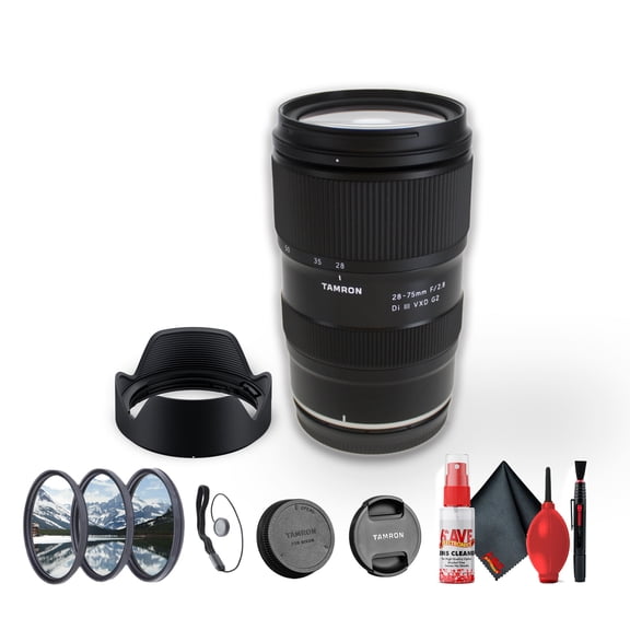 Tamron 28-75mm F/2.8 Di III VXD G2 Lens For (Nikon Z) Mirrorless Cameras - Bundle