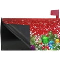 thumbnail image 4 of Christmas Tree Decoration and Snowflakes Magnetic Mailbox Cover Standard Size for Garden Yard Outdoor Decorations-18 x 20.8", 4 of 5