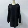 thumbnail image 4 of Aoochasliy Womens Sweaters Pullover Clothes Autumn and Winter Casaul Solid Loose O-Neck Hairy Pullover Dress for Home Party Outdoor, 4 of 5