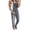 A-Grey1065, variant on Distressed Denim Overalls for Women Bib Cropped Denim Pants Soft Breathable Casual Everyday Wear Jumpsuits