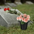 thumbnail image 6 of 5pcs Graveyard 16-hole Flower Pot Urn Planter Grave Vase for Cemetery Memorial Grave Decoration, 6 of 7