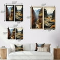 thumbnail image 4 of Designart "Employing Reverie in the Canyon I" Canyon Framed Wall Art Set Of 2 - Beige Landscapes Framed Wall Art Set Of 2, 4 of 7