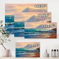 thumbnail image 4 of Designart Morning Sunlight On The Sea Waves III Canvas Wall Art, 4 of 4