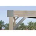 thumbnail image 4 of Sojag Fontana Wood Finish Aluminum Frame 10 x 12 ft Pergola, 4 of 11