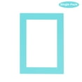 thumbnail image 2 of Aquamarine Acid Free 16x20 Picture Frame Mats with White Core Bevel Cut for 11x17 Pictures - Fits, 2 of 4