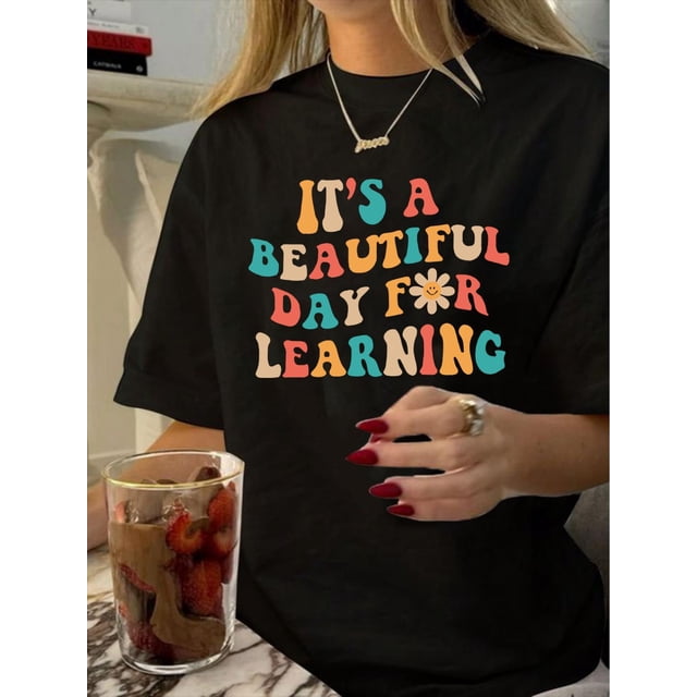 Camiseta para mujer básica veranoWomen'S Vintage Casual Printed T-Shirt with a Round NeckFather's Day, Mother's Day, New Year, Spring Festival, Valentine's Day, Independence Day, birthdays, parties,