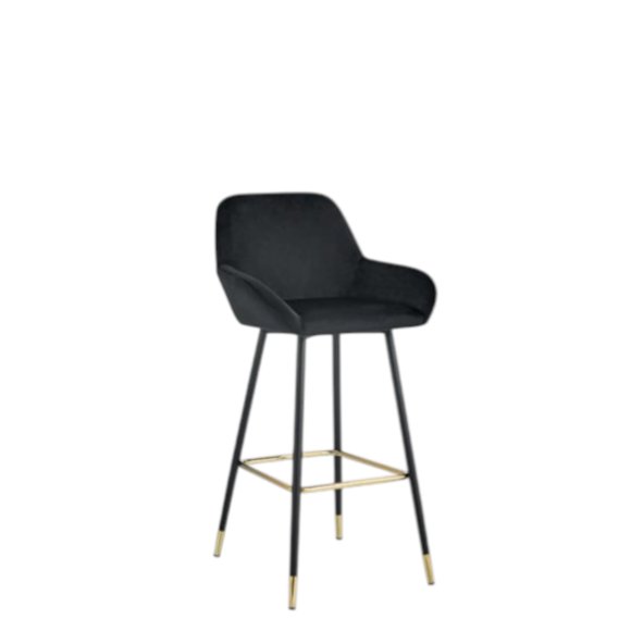 BANCO ARTHURO VELVET NEGRO