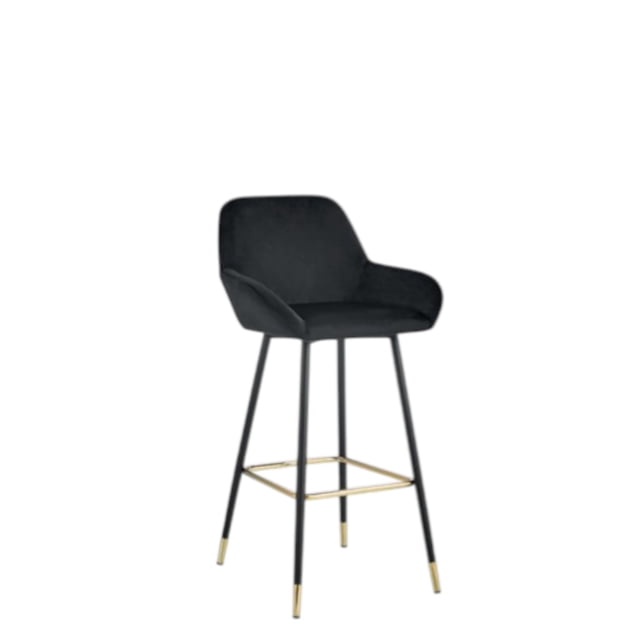 BANCO ARTHURO VELVET NEGRO