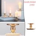 thumbnail image 1 of Pillar Candle Holder Plate for Dining Table, Decorative Iron Candlestick Holders, 1 of 8