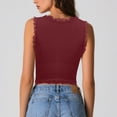 thumbnail image 3 of TYGHBN Stylish Women's Tank Top Versatile Camisole for Everyday Wear for Layering Active Or Casual Outings 4x for Women Muscle Shirt Womens Polyester Top 90s Crop Top Long Sleeves Top Women Long, 3 of 3