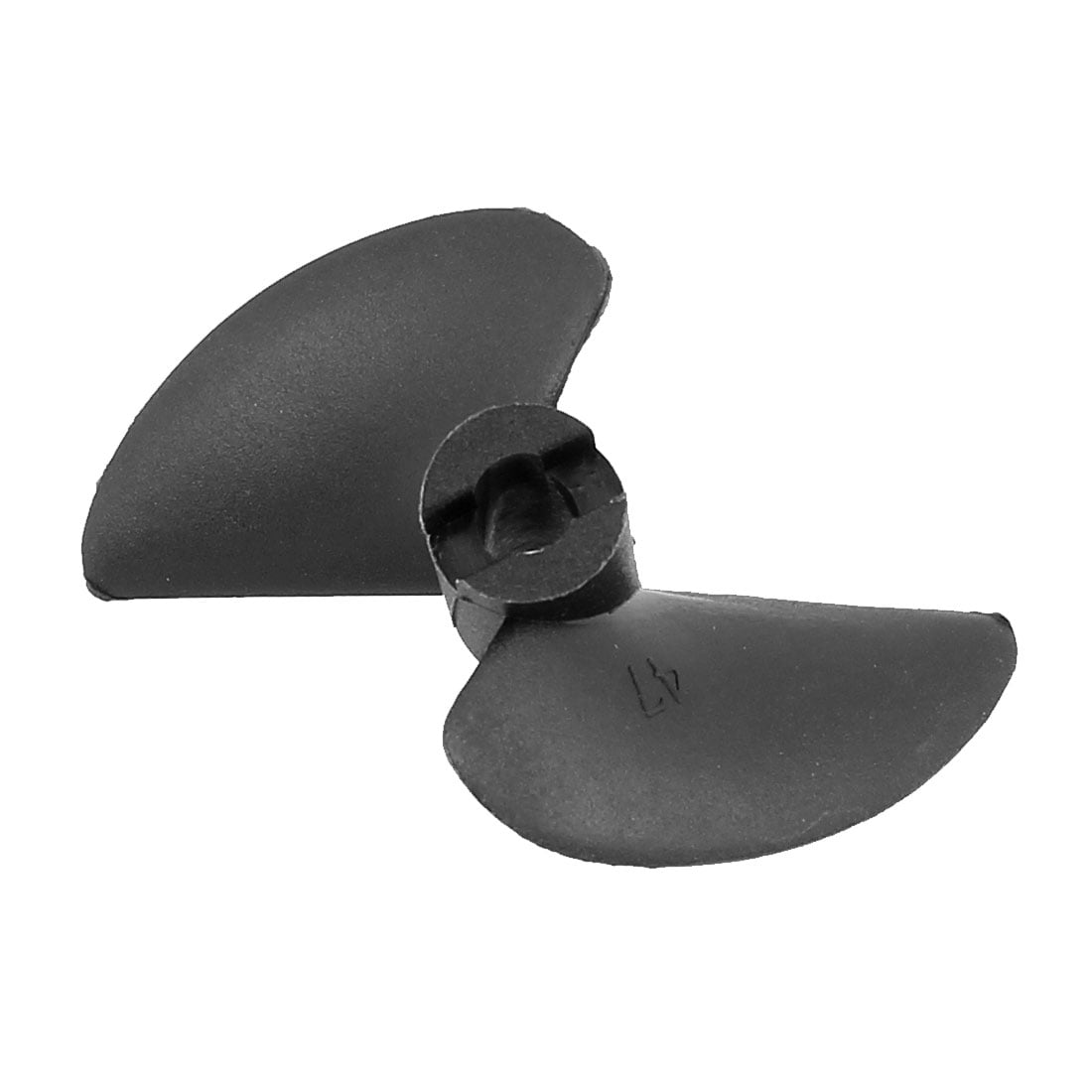 47mm x 40mm Nylon 2Vane Rotating RC Boat Prop Propeller 4.8mm Hole