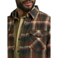 thumbnail image 4 of Wrangler® Men's and Big Men's Sherpa Lined Relaxed Fit Heavyweight Shirt Jacket, Sizes S-2XL, 4 of 6