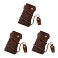 thumbnail image 4 of Qarigey Cartera de cuero con cadena de bloqueo, carteras antirrobo con cremallera, tarjetero, tarjetero, monedero de bolsillo, viaje Type1 NO1, 4 of 6